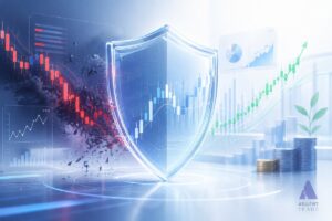 FXはやめとけと言われるリスクを示す為替チャートと防御の盾