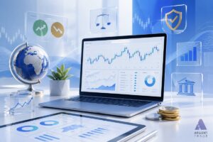 FXのスワップポイント比較とリスク管理を示す金融分析画面のイメージ
